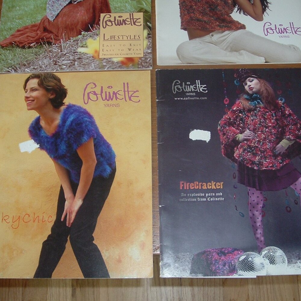 Colinette Yarns FOUR Knitting Pattern Books  - Sweaters + more - Picture 3 of 3